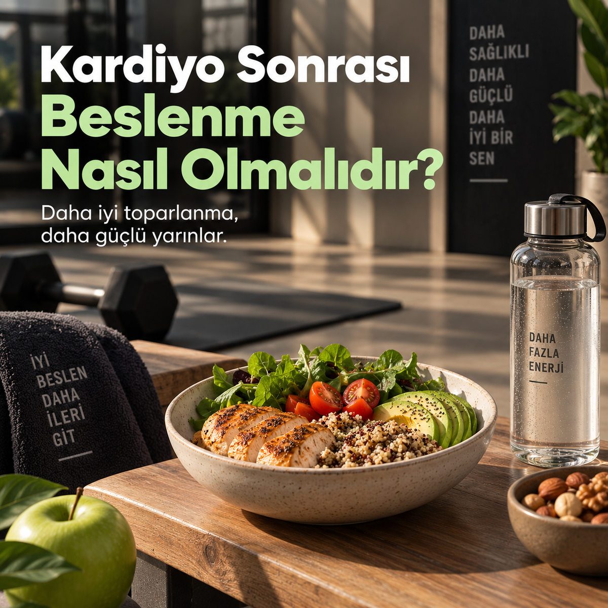 Kardiyo Sonrası Beslenme Nasıl Olmalıdır? | bahs.