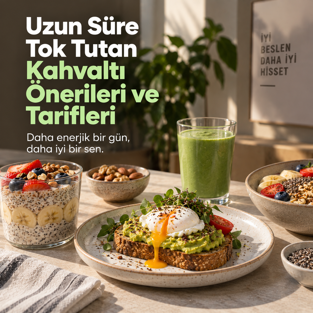Uzun Süre Tok Tutan Kahvaltı Önerileri ve Tarifleri | bahs.