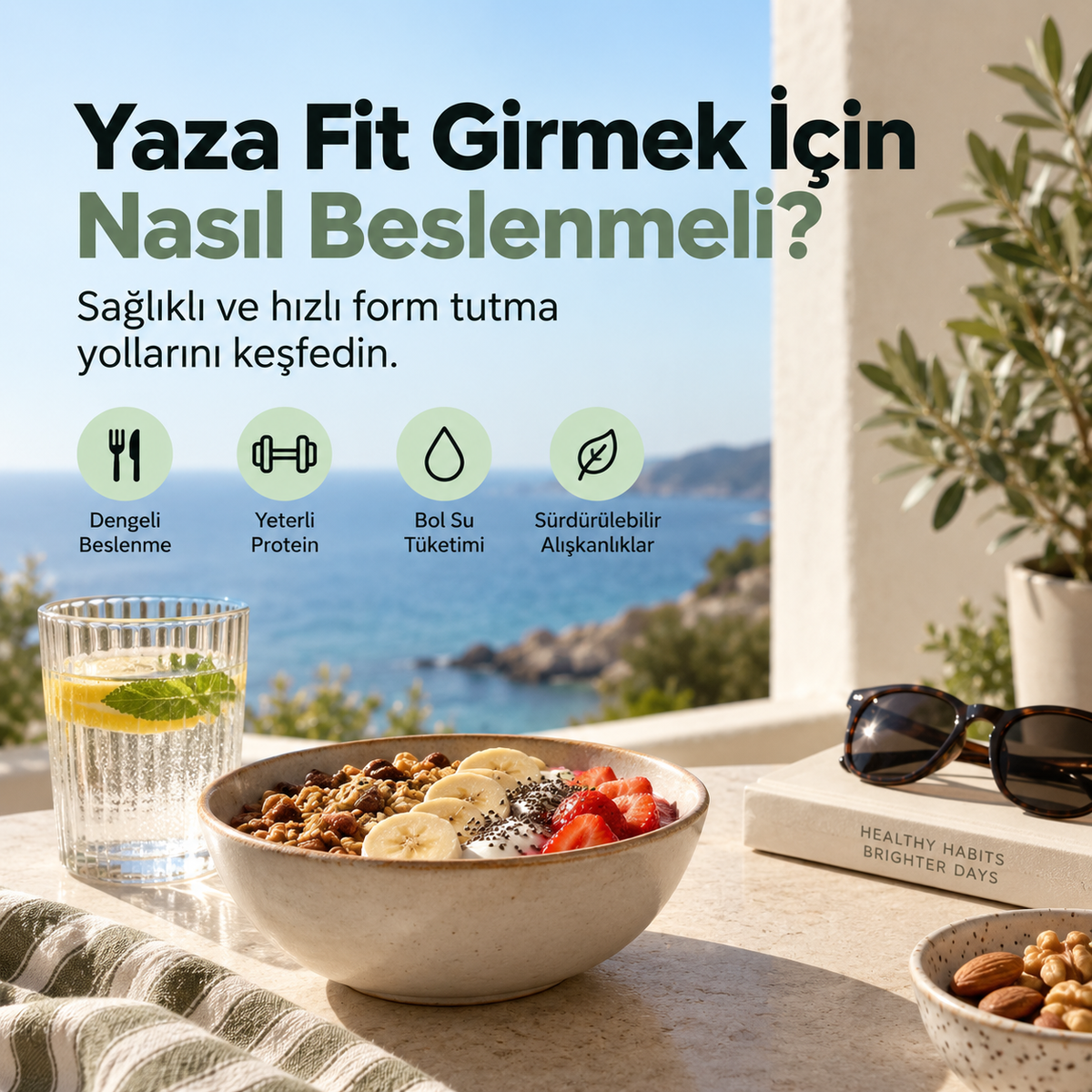 Yaza Fit Girmek İçin Nasıl Beslenmeli? Beslenme Rehberi