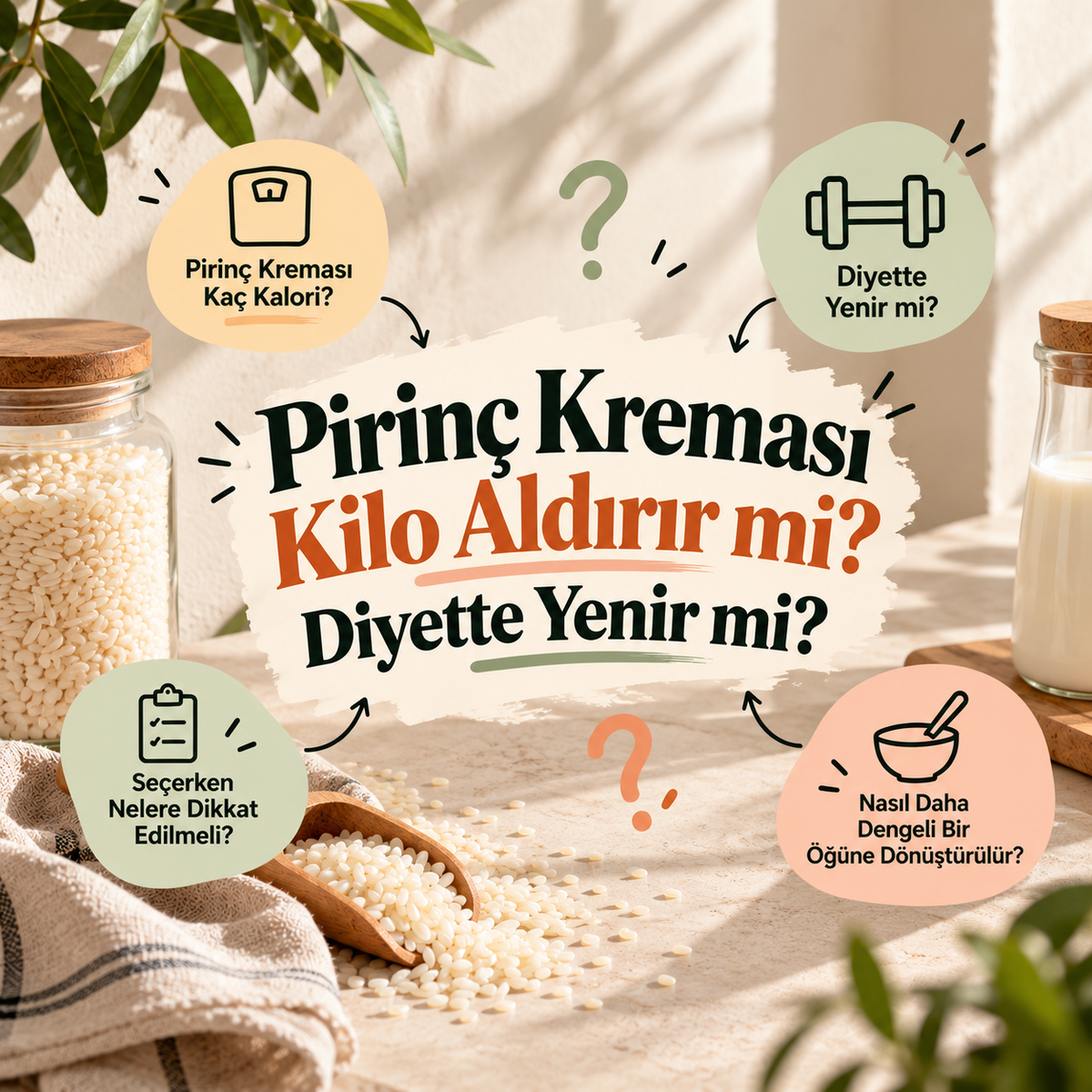 Pirinç Kreması Kilo Aldırır mı? Diyette Yenir mi? | bahs.