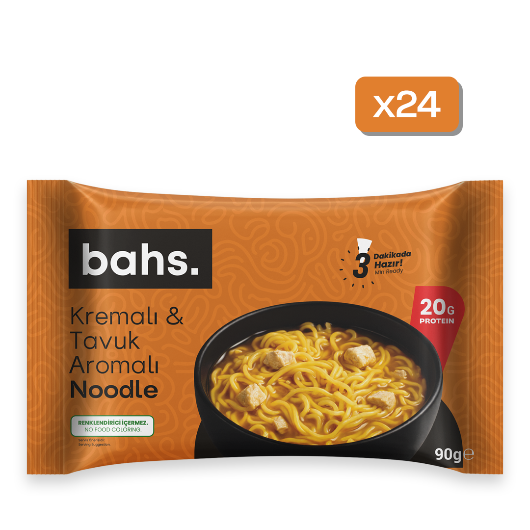 bahs. Noodle | x24 Tavuklu & Kremalı