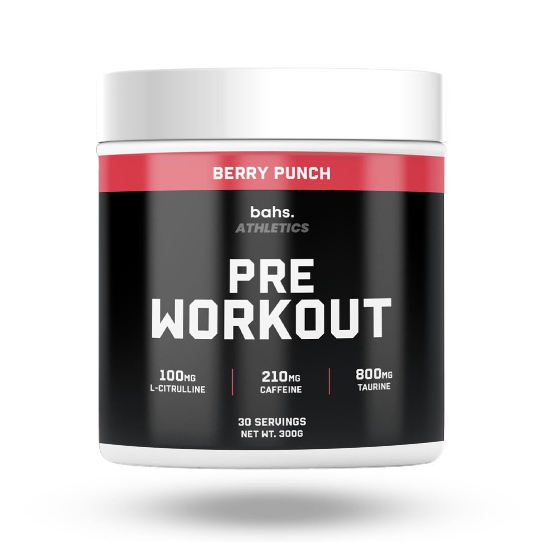 bahs. Pre Workout