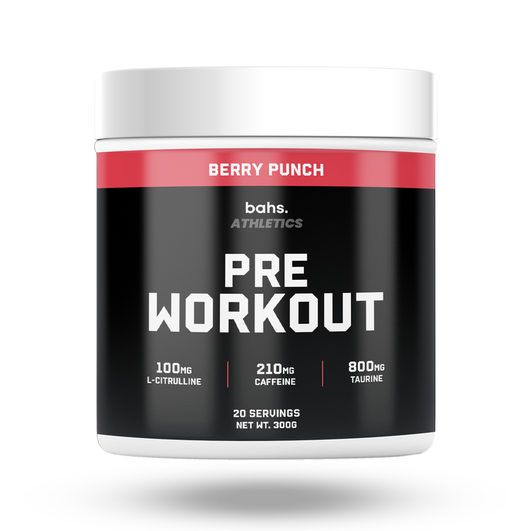 bahs. Pre Workout