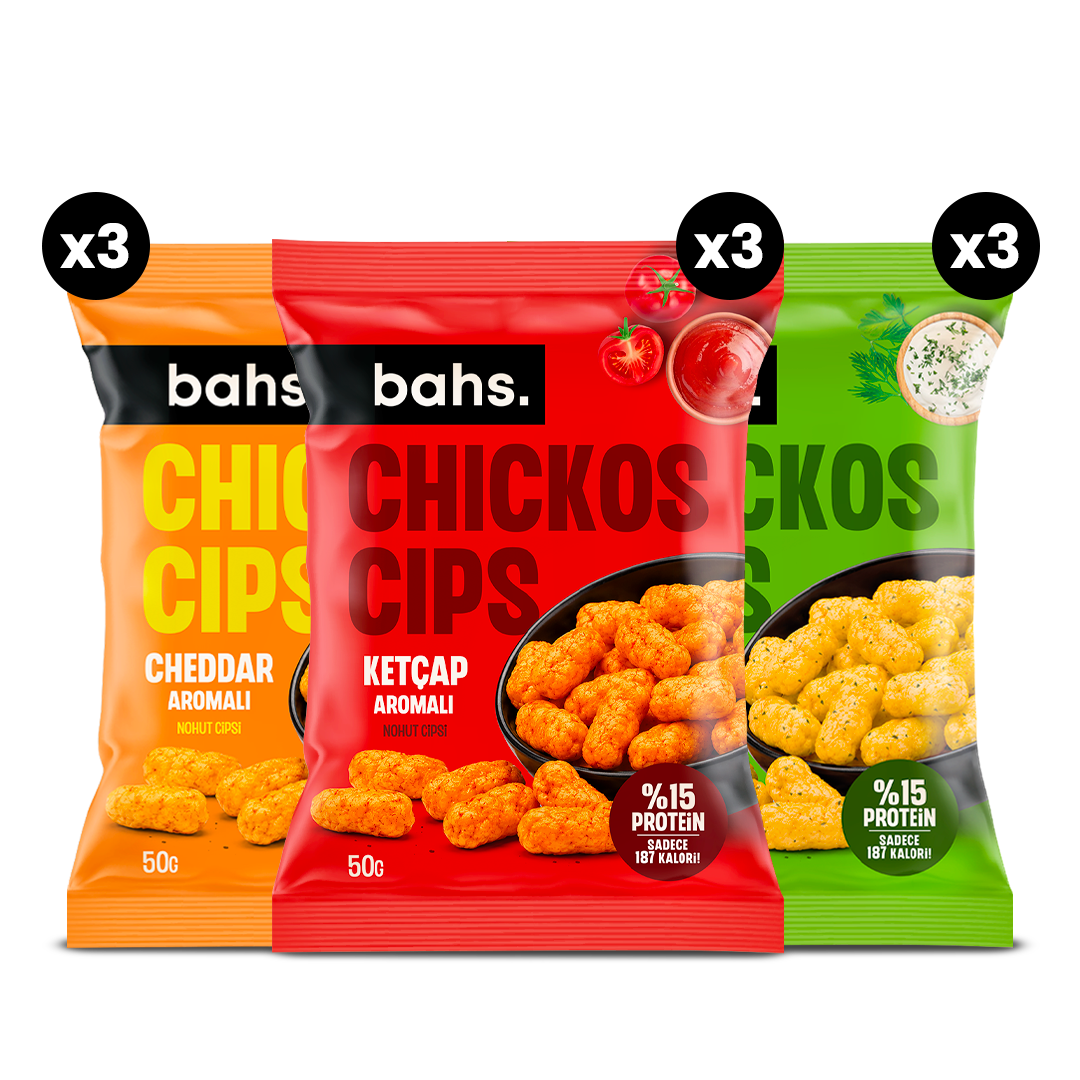 Chickos Chips | x3 Ketçap x3 Ranch x3 Cheddar