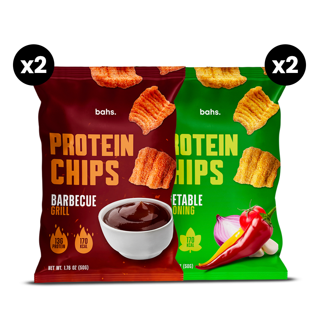 Proteinli Chips | x2 Barbecue x2 Sebzeli