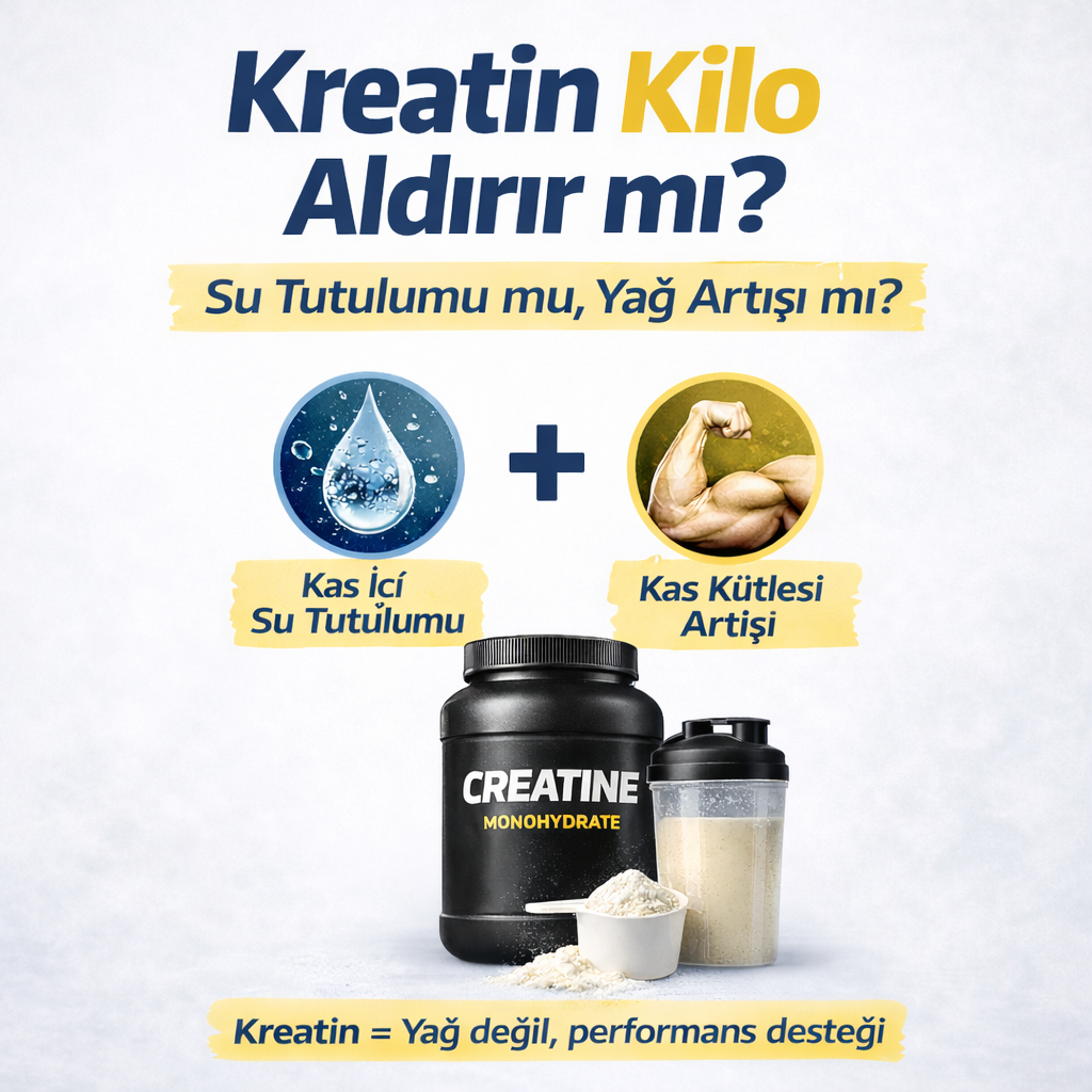 Kreatin Kilo Aldırır mı? Bilmeniz Gerekenler | bahs.