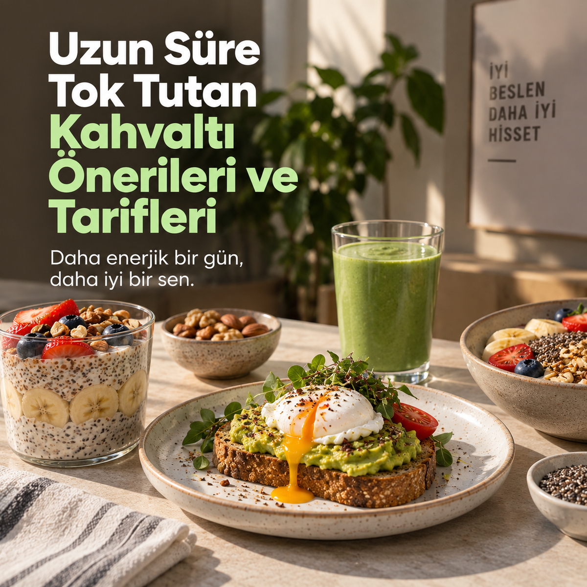 Uzun Süre Tok Tutan Kahvaltı Önerileri ve Tarifleri | bahs.
