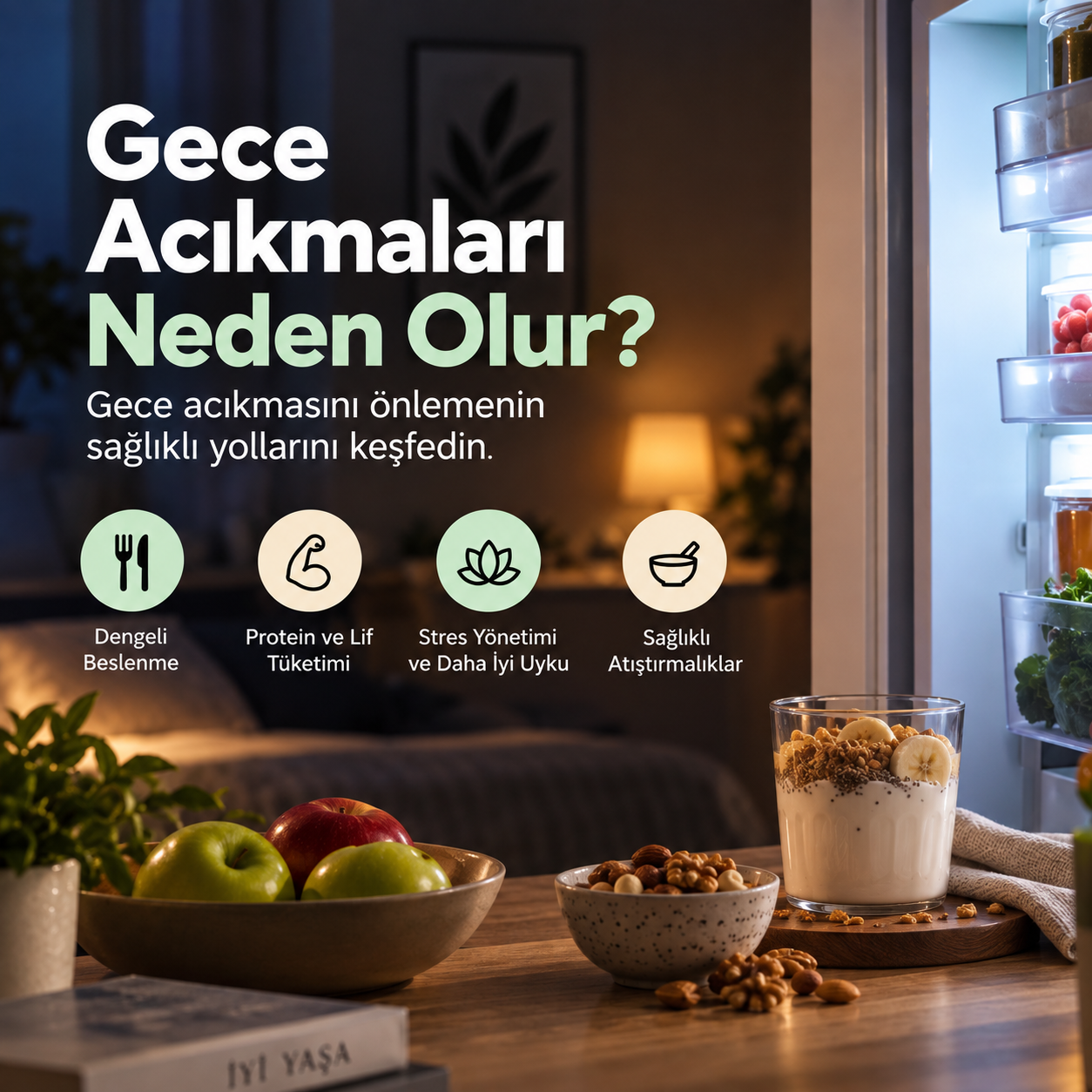 Gece Acıkmaları Neden Olur? Sağlıklı Yönetme Yolları