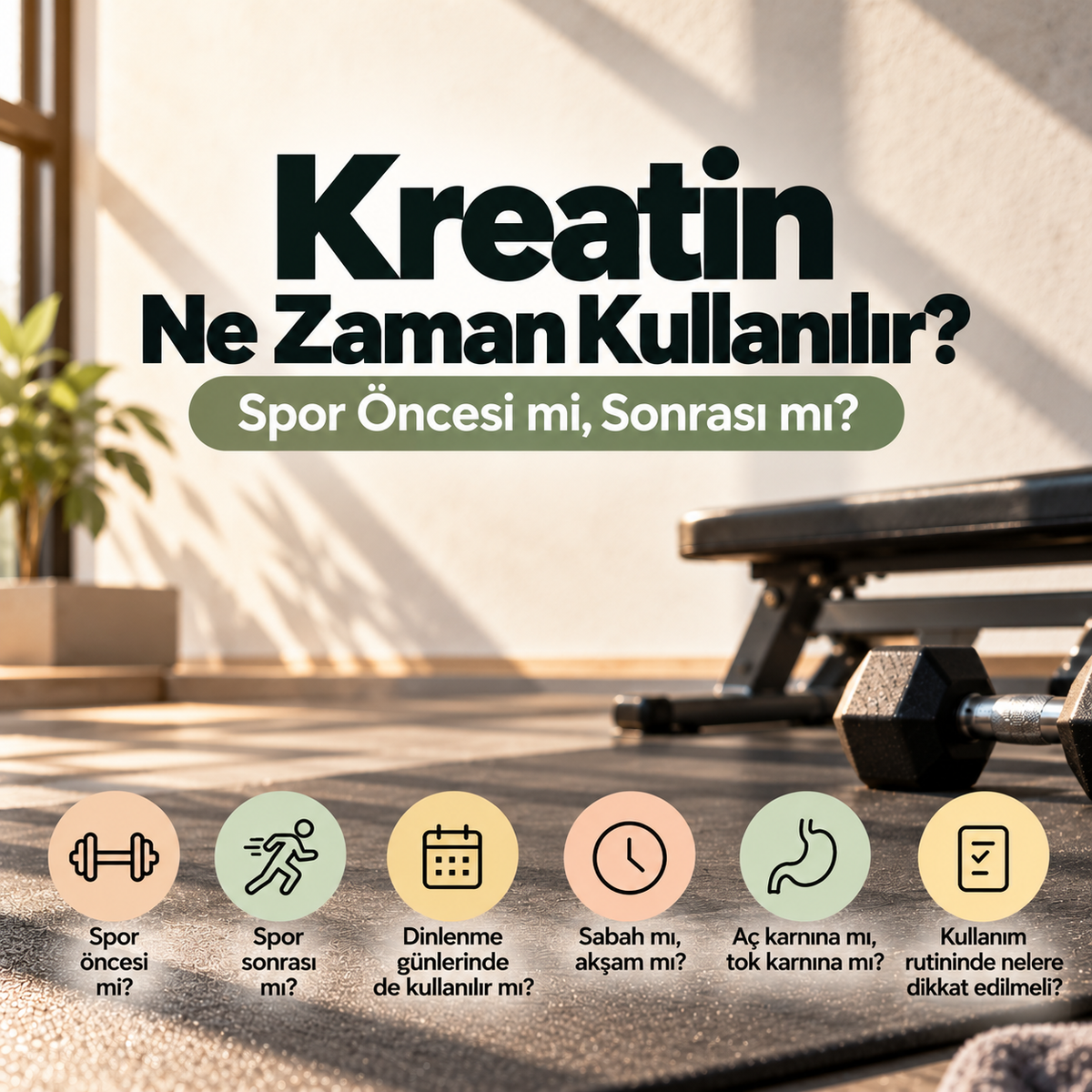 Kreatin Ne Zaman Kullanılır? Spor Öncesi mi, Sonrası mı?