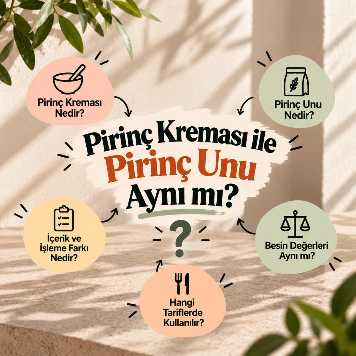 Pirinç Kreması ile Pirinç Unu Aynı mı? Farkları | bahs.