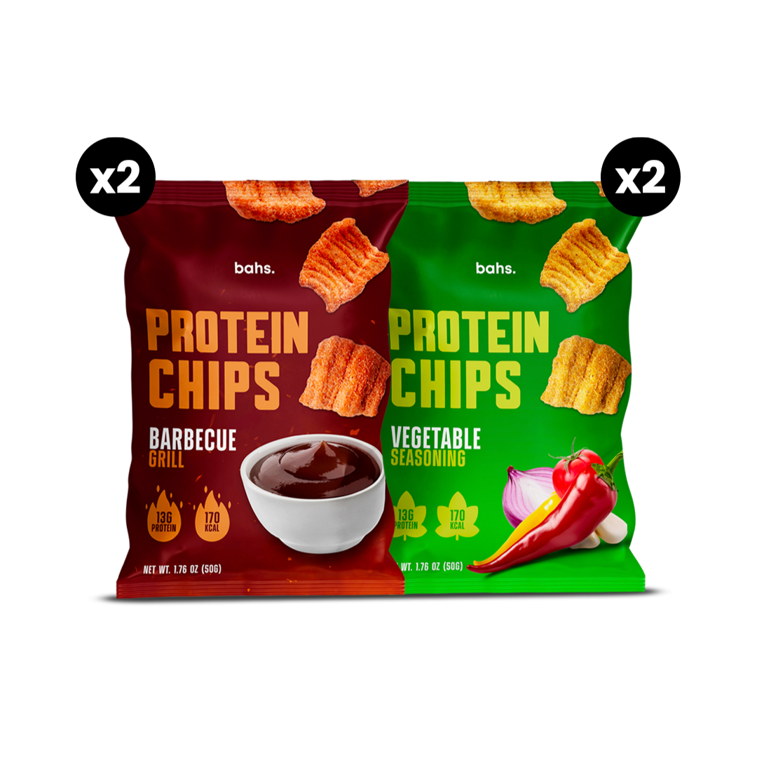 Proteinli Chips | x2 Barbecue x2 Sebzeli