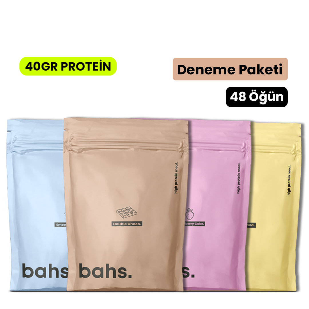 Deneme Paketi (48 yüksek öğün)  |  Yüksek Öğün Tozu