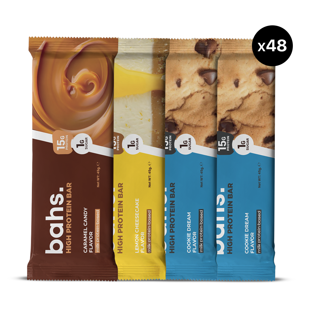Whey Protein Bar Deneme Paketi (48 protein bar)