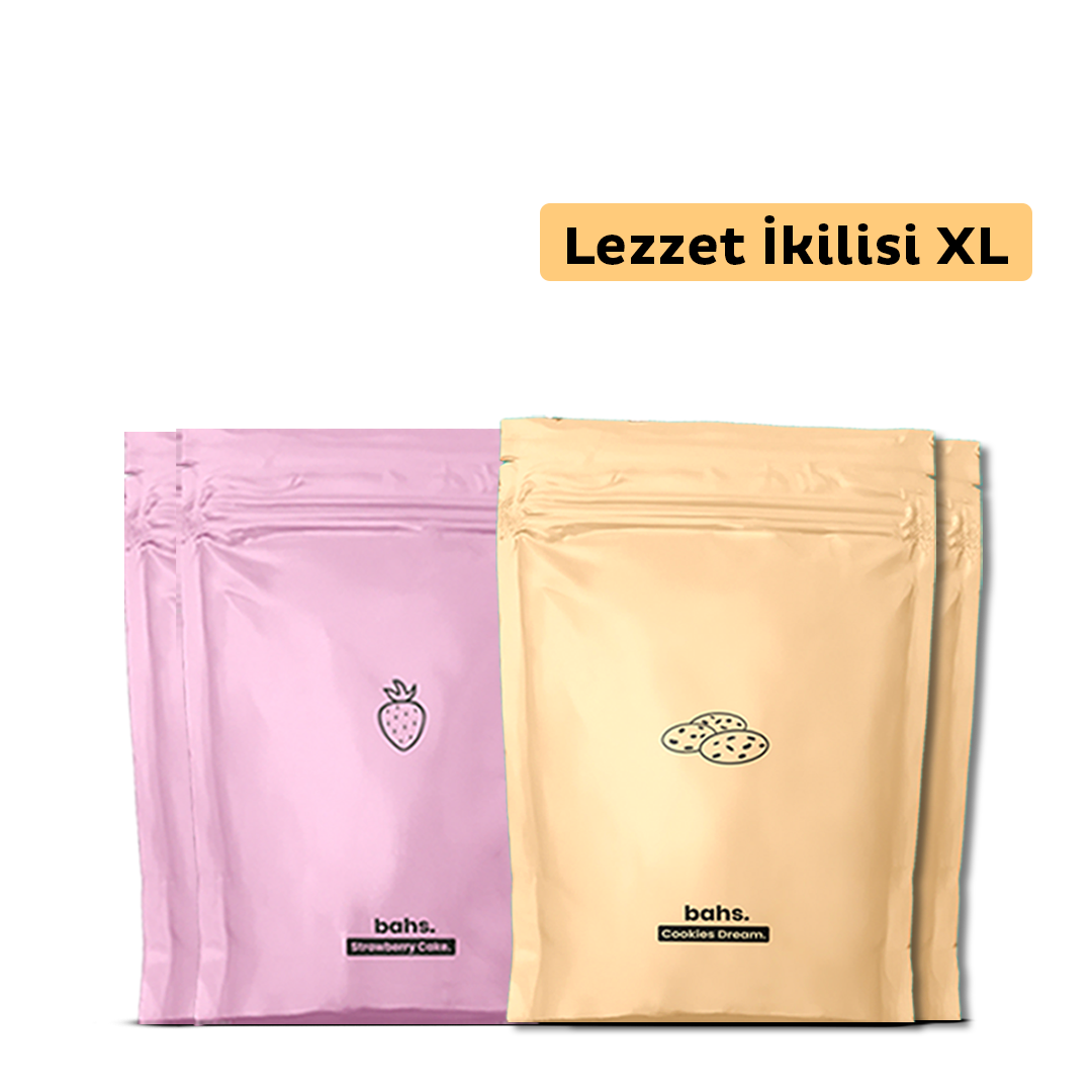 Lezzet İkilisi XL (40 öğün) | 2 Cookies Dream 2 Strawberry Cake