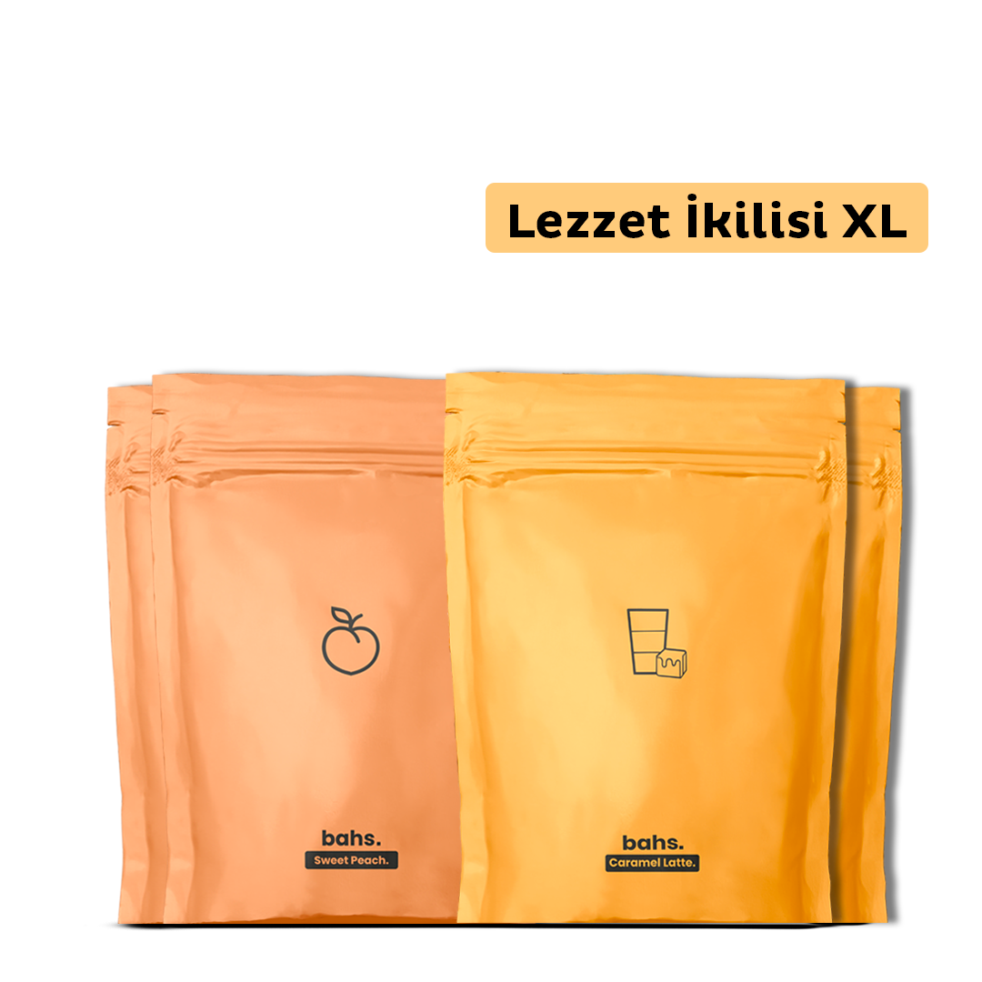 Lezzet İkilisi XL (40 öğün) | 2 Sweet Peach 2 Caramel Latte