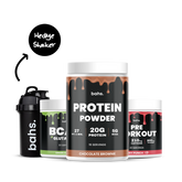 Spor Paketi XL | x1 BCAA+ (Green Apple) x1 Pre Workout (Berry Punch) x1 Protein Tozu (Chocolate Brownie) | 1 Shaker HEDİYE