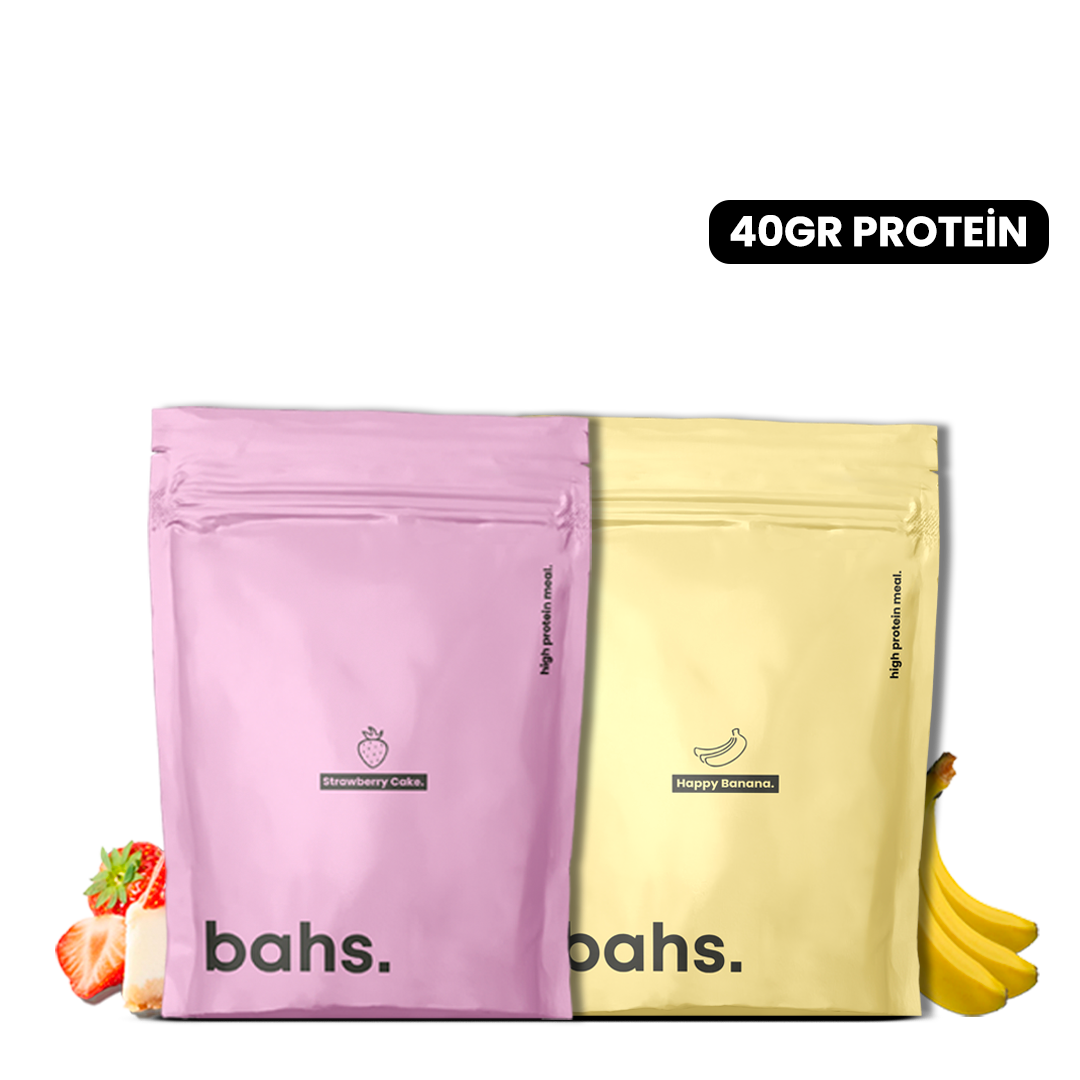 Yüksek Öğün Tozu (24 öğün) | Çilek, Muz