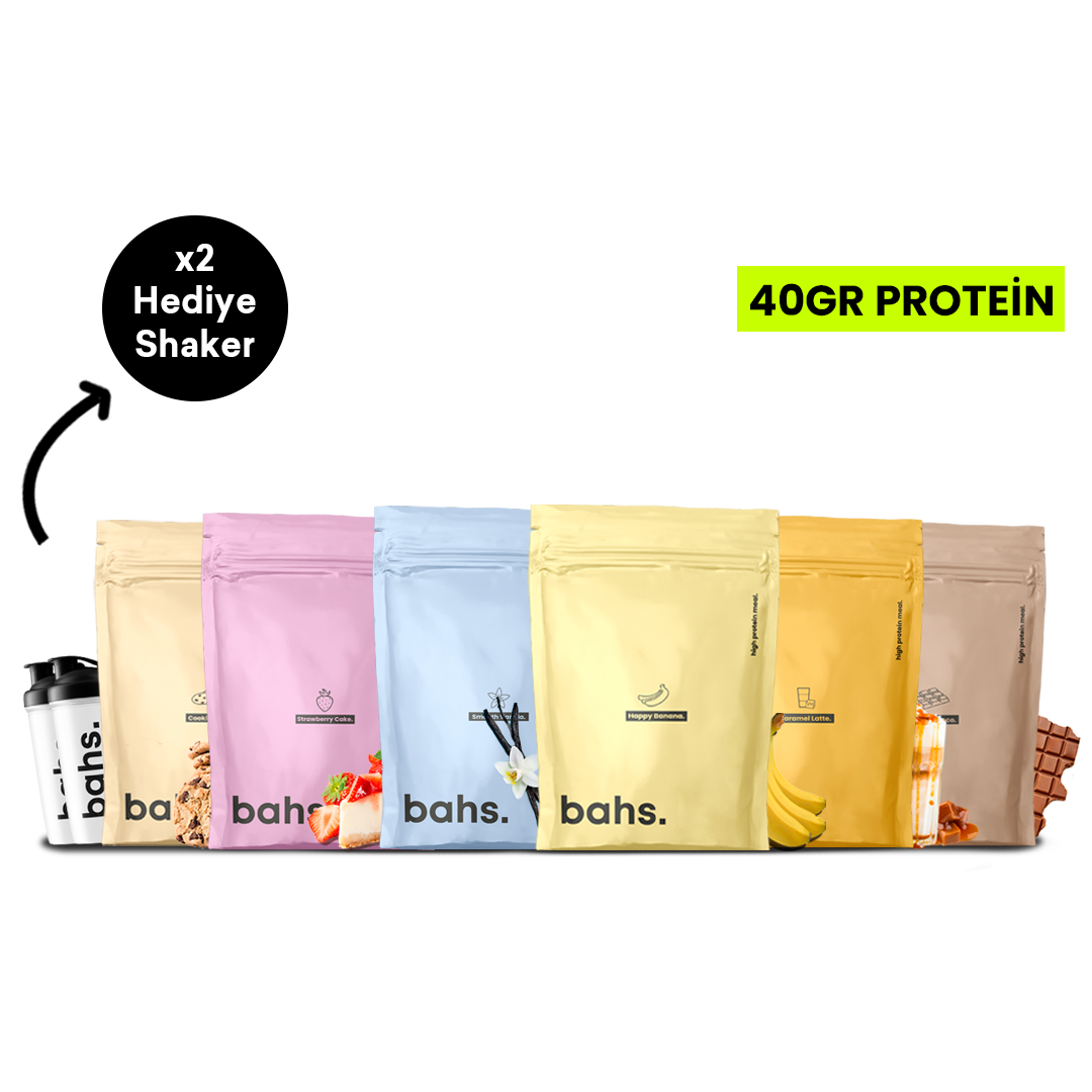 40gr Proteinli Öğün Tozu | Tüm Aromalar | x2 High Shaker HEDİYE